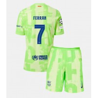 Dětský fotbalový dres Barcelona Ferran Torres #7 2024-25 Třetí Krátký Rukáv (+ trenýrky)